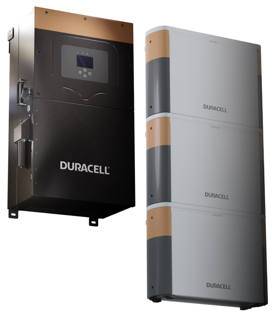 Duracell high-capacity inverter and modular battery storage